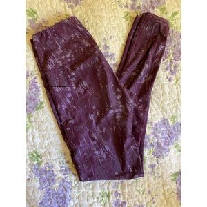 Senita Purple Long Leggings!